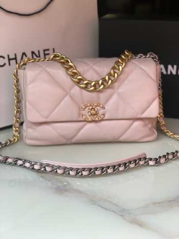 Chanel 19 Bag 30cm Pink