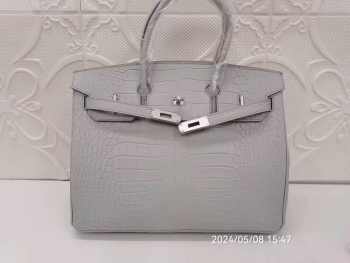 Hermes Birkin 35 Grey (Real Shot)