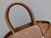 Ferragamo Small Calfskin Hug Handbag Clay 31.5cm - 4