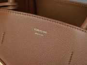 Ferragamo Small Calfskin Hug Handbag Clay 31.5cm - 5