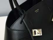 Ferragamo Small Calfskin Hug Handbag Black 31.5cm - 5