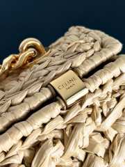 Celine Triomphe In Raffia Natural - 4