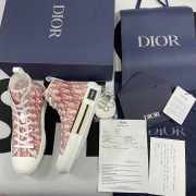 Dior Red Oblique Sneakers - 1