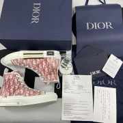 Dior Red Oblique Sneakers - 3