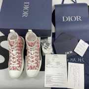 Dior Red Oblique Sneakers - 2