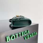 Bottega Veneta Long Clutch Andiamo With Handle Emerald green 31cm - 5