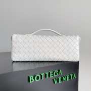 Bottega Veneta Long Clutch Andiamo With Handle Sea salt 31cm - 4