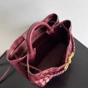 Bottega Veneta Small Andiamo Bag Barolo 25CM - 6