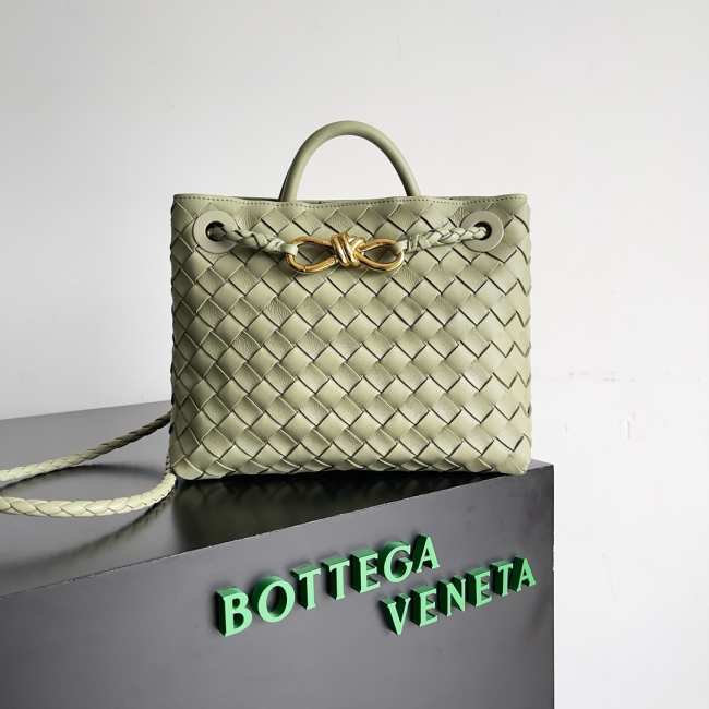 Bottega Veneta Small Andiamo Bag Travertine 25CM - 1