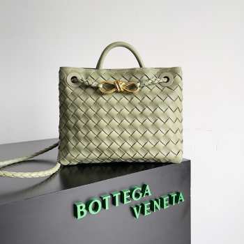 Bottega Veneta Small Andiamo Bag Travertine 25CM