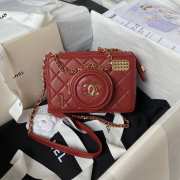 Chanel Camera Bag AS4817 Red 16cm - 1