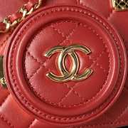 Chanel Camera Bag AS4817 Red 16cm - 4