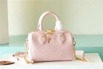 Louis Vuitton M47136 Speedy Bandoulière 20 Bag Opal Pink 20.5cm