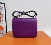 Hermes Constance Mini Purple 19cm - 2