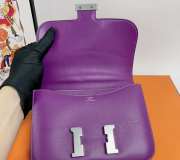 Hermes Constance Mini Purple 19cm - 3