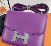 Hermes Constance Mini Purple 19cm - 4