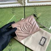 GUCCI Wallet Beige GG 12.5cm - 4