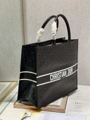 Dior Book Tote Bag Black 41cm - 5