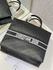 Dior Book Tote Bag Black 41cm - 4