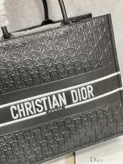 Dior Book Tote Bag Black 41cm - 3