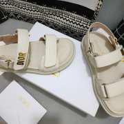 Dior Act Sandal White - 6