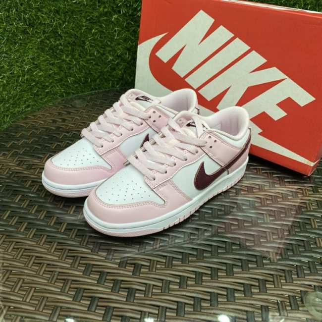 Nike Dunk Low Pink Foam Red White - 1