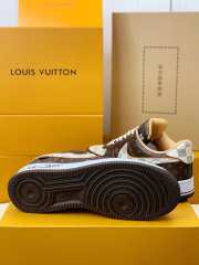 Nike Air Force 1 Low Louis Vuitton Monogram Brown Damier Azur - 2