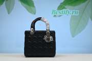 Dior lady Bag Medium Black 24cm - 1