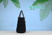 Dior lady Bag Medium Black 24cm - 4