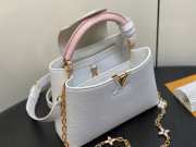 Louis Vuitton Capucines BB Bag White Pink - 5