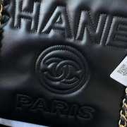 Chanel Tote Calfskin Black Bag 38cm - 2