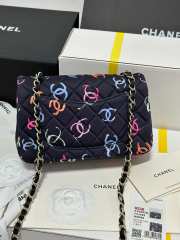 Chanel 24s Flap Bag in Black 20CM - 2