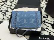 Chanel 23c Flap Bag in Blue 25cm - 2