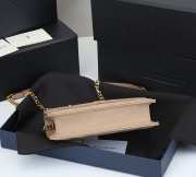 YSL Envelope Shoulder Bag in Beige with Gold Hardware 20cm - 4