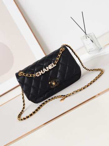 Chanel 24p WOC Bag Black 23cm