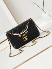 Chanel 24A WOC Bag Lambskin Black 23cm - 1