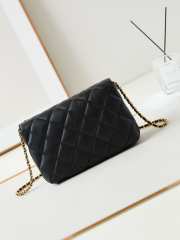 Chanel 24A WOC Bag Lambskin Black 23cm - 6