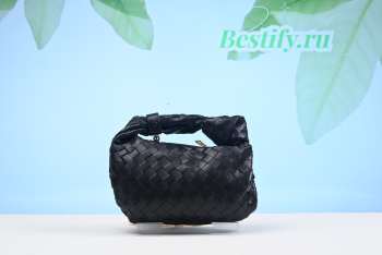 Bottega Veneta Mini Jodie With Gold Hardware Black 28cm