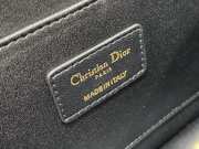 Dior Ange Medium Macrocannage Calfskin Bag in Black 25cm - 6