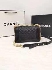 Chanel Leboy Caviar 20cm Black - 4