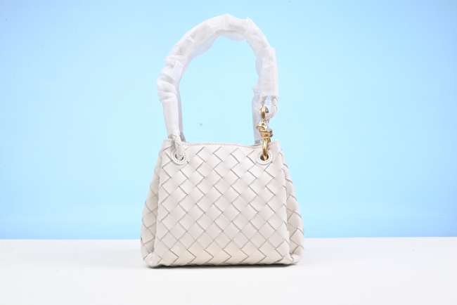 Bottega Veneta Small Parachute Bag Sea salt 21cm - 1