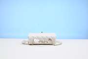 Chanel Lambskin Flap Bag in White with Gold Handle 20CM - 2