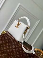 Louis Vuitton Capucines Nautical BB Mini in White 21cm - 4