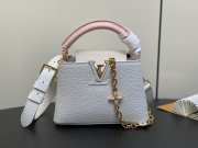 Louis Vuitton Capucines BB Bag White Pink 21cm - 1