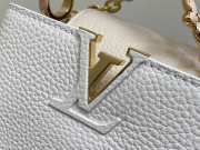 Louis Vuitton Capucines BB Bag White Pink 21cm - 4