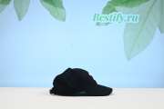 Celine Triomphe Baseball Cap in Cotton Black - 6