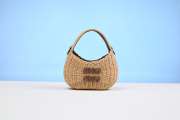 Miumiu Wander Wicker Hobo Bag 20cm - 1