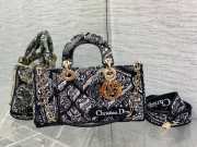 Dior D Joy Graffiti Lady bag 26cm 02 - 1