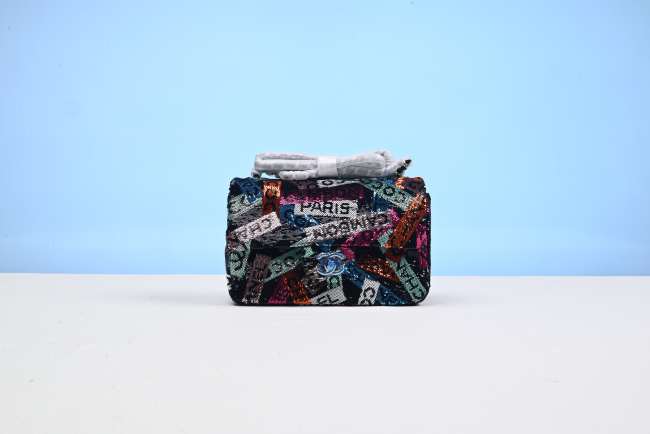 Chanel Sequins & Ruthenium-Finish Metal Multicolour 20cm - 1