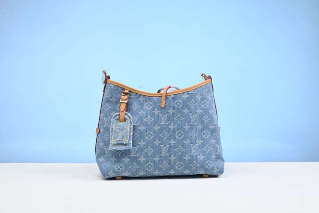 Louis Vuitton M11462 CarryAll PM Bag Sky Blue Denim 29cm - 1